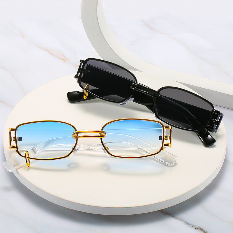 Female Sunglasses Korean Style Trendy Earrings Square Glasses